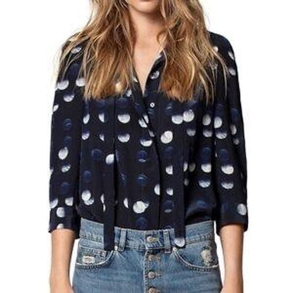 Zadig-voltaire Women's Blue and Navy Blouse